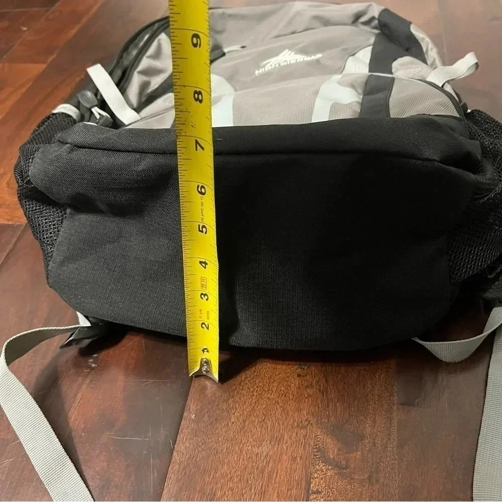 High Sierra Backpack Black And Gray Hiking School Travel